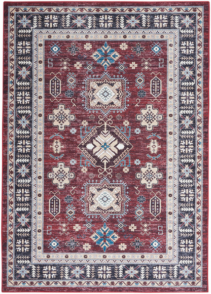 Nourison Home Fulton  Red  Traditional