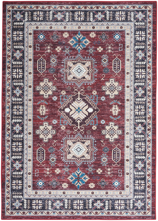 Nourison Home Fulton  Red  Traditional
