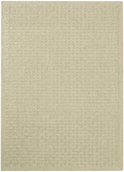 DKNY Pure Grids PGR01 Light Green Contemporary Hand Tufted Rug