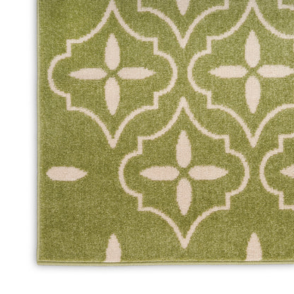 Nourison Home Nourison Essentials  Green Ivory  Contemporary