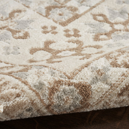 Nourison Home Serenity Home  Ivory Mocha  Traditional