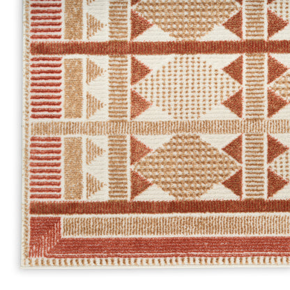 Nourison Home Nordic  Rust  Contemporary