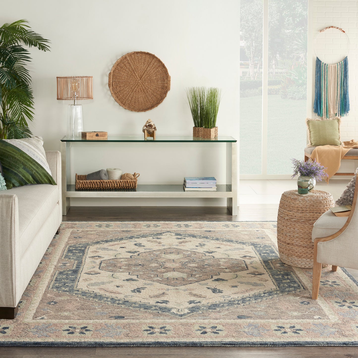 Nourison Home Bahari  Grey  Traditional