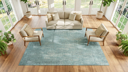 Nourison Home Botanical Washables  Green  Contemporary