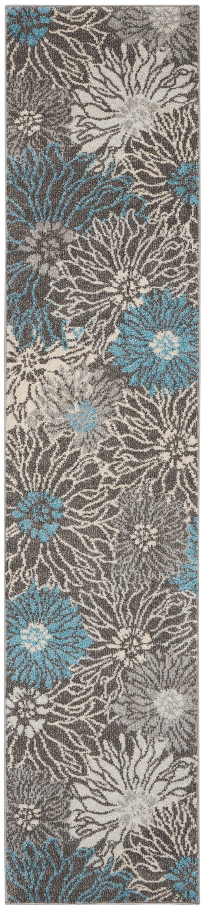 Nourison Home Passion PSN17 Charcoal Blue Contemporary Power-loomed Rugs