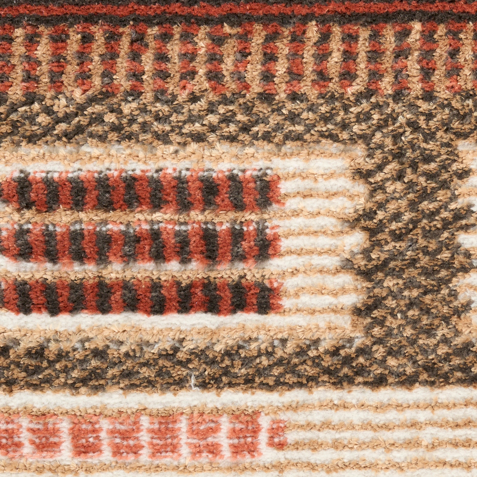 Nourison Home Nordic  Rust  Contemporary