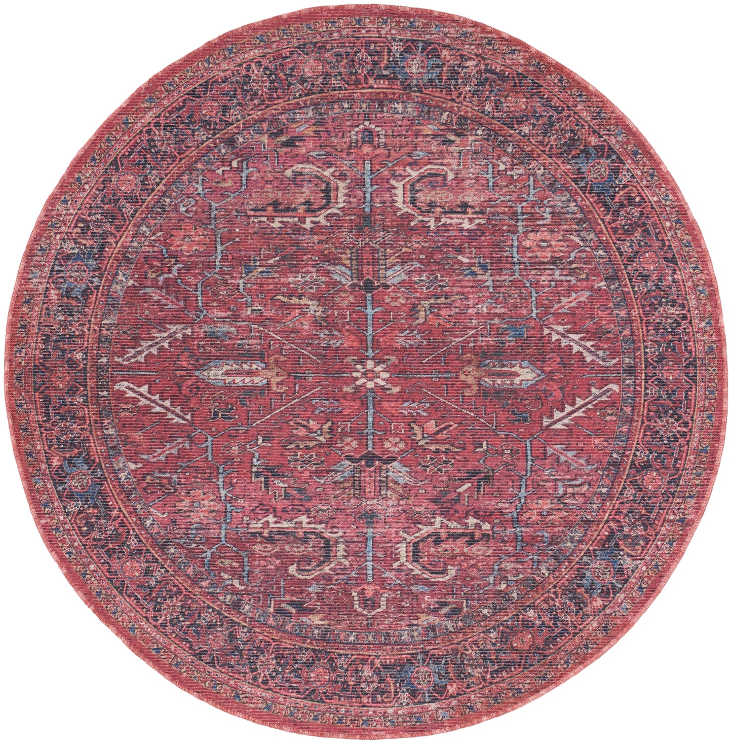 Nourison Home New Concept Washables SR102 Brick Traditional Machine Woven Rug