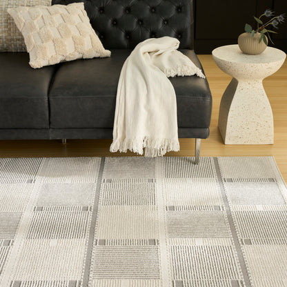 Nourison Home Nordic  Ivory Grey  Contemporary