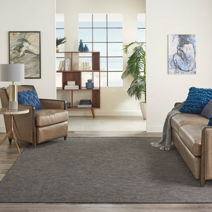 Nourison Home Positano  Charcoal  Contemporary