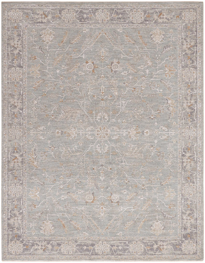 Nourison Home Infinite IFT01 Blue Ivory Traditional Power-loomed Rug