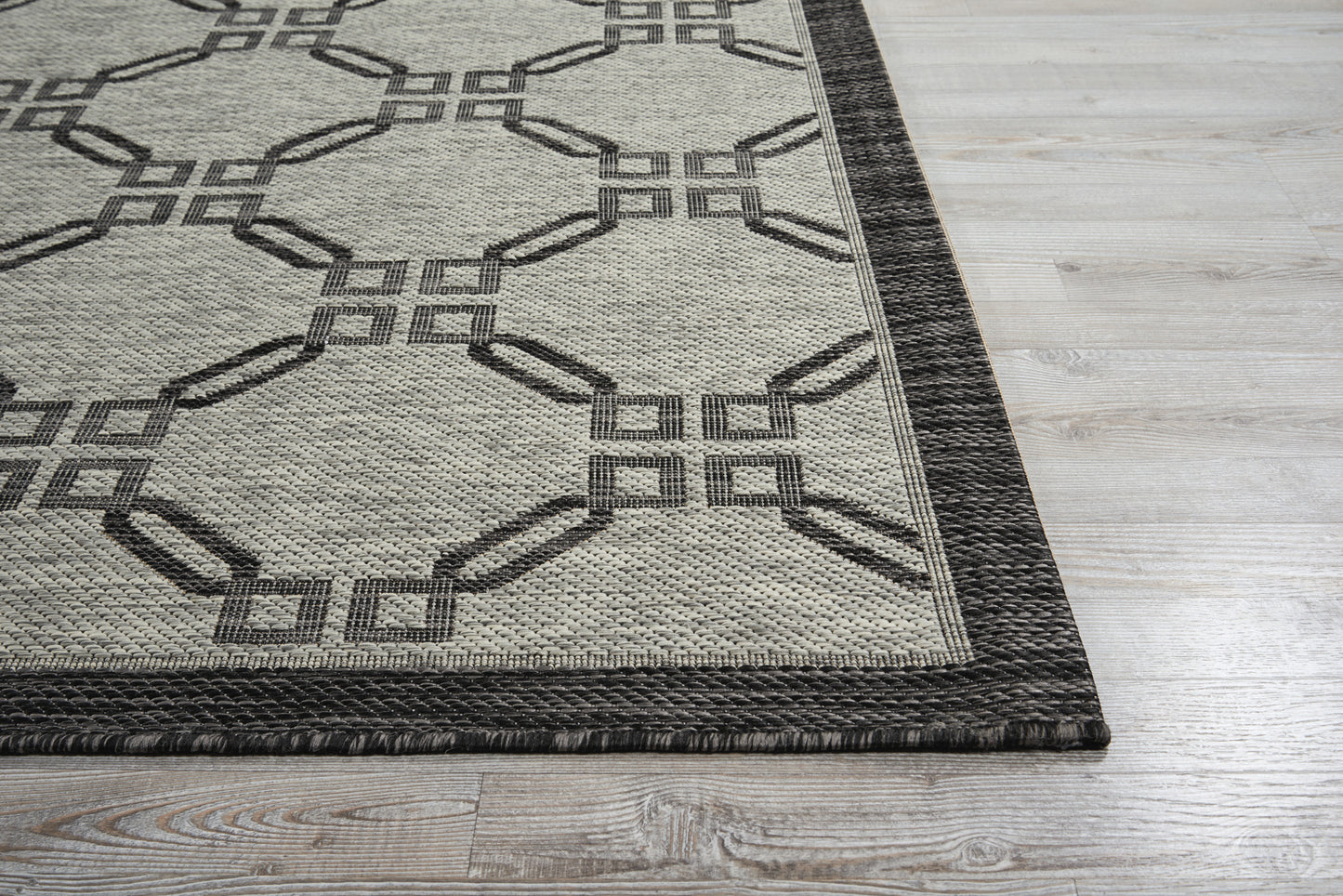 Nourison Home Country Side  Ivory Charcoal  Transitional