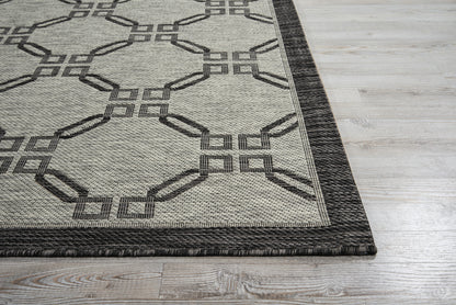 Nourison Home Country Side  Ivory Charcoal  Transitional