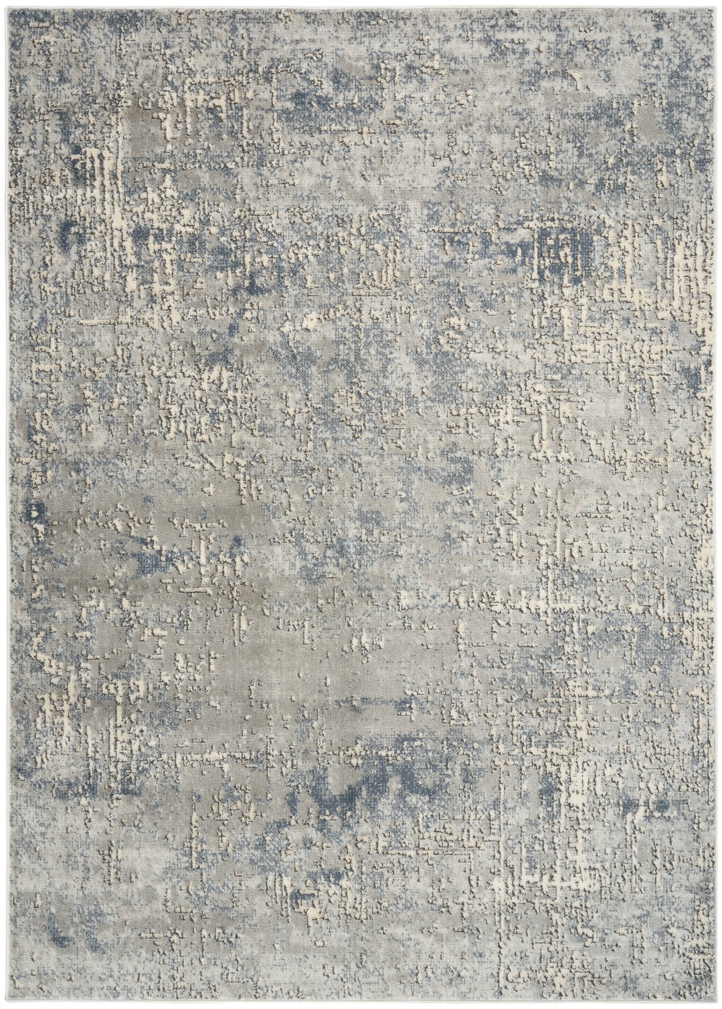 Nourison Home Quarry QUA17 Dark Grey Contemporary Power-loomed Rugs