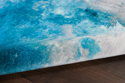 Nourison Home Le Reve  Seafoam  Contemporary