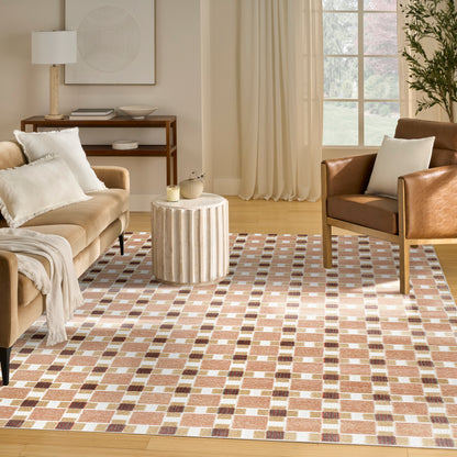 Nourison Home Nordic  Rust  Contemporary