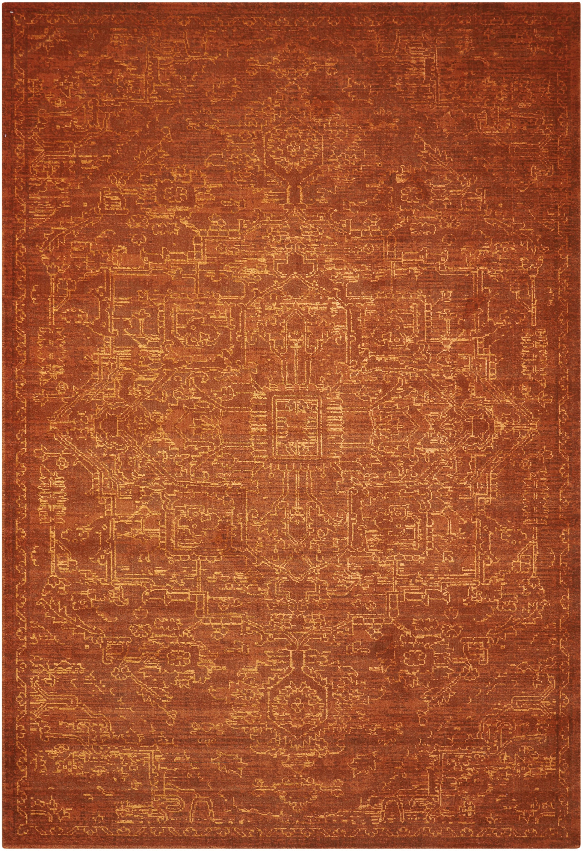 Nourison Home Silken Allure  Chocolate  