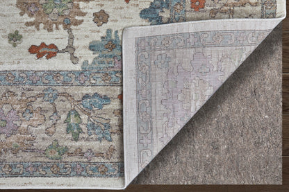 Feizy Dartmouth  Ivory Multi Transitional/Bohemian & Eclectic/Casual