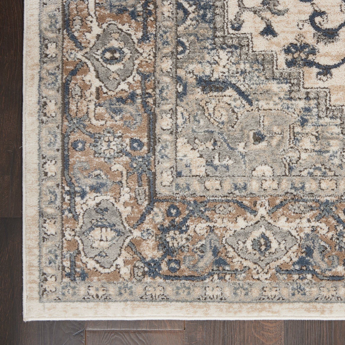 Nourison Home Quarry  Ivory Grey  Transitional