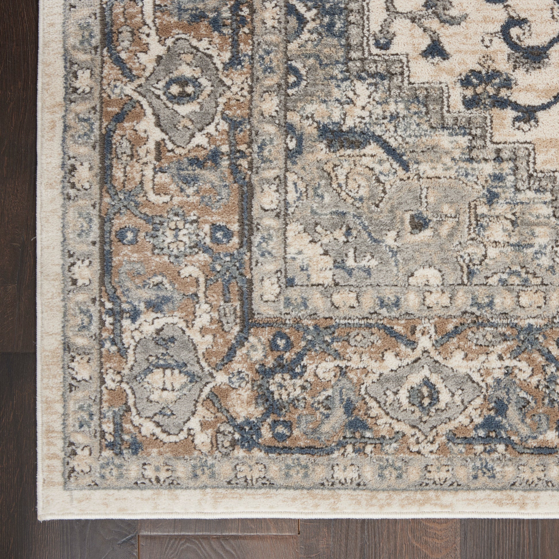 Nourison Home Quarry  Ivory Grey  Transitional