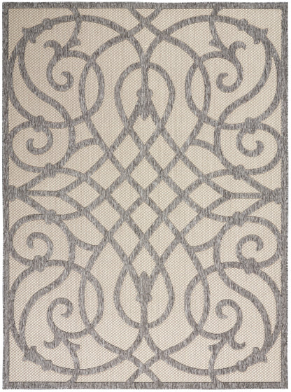 Nourison Home Cozumel CZM04 Cream Grey Contemporary Power-loomed Rug