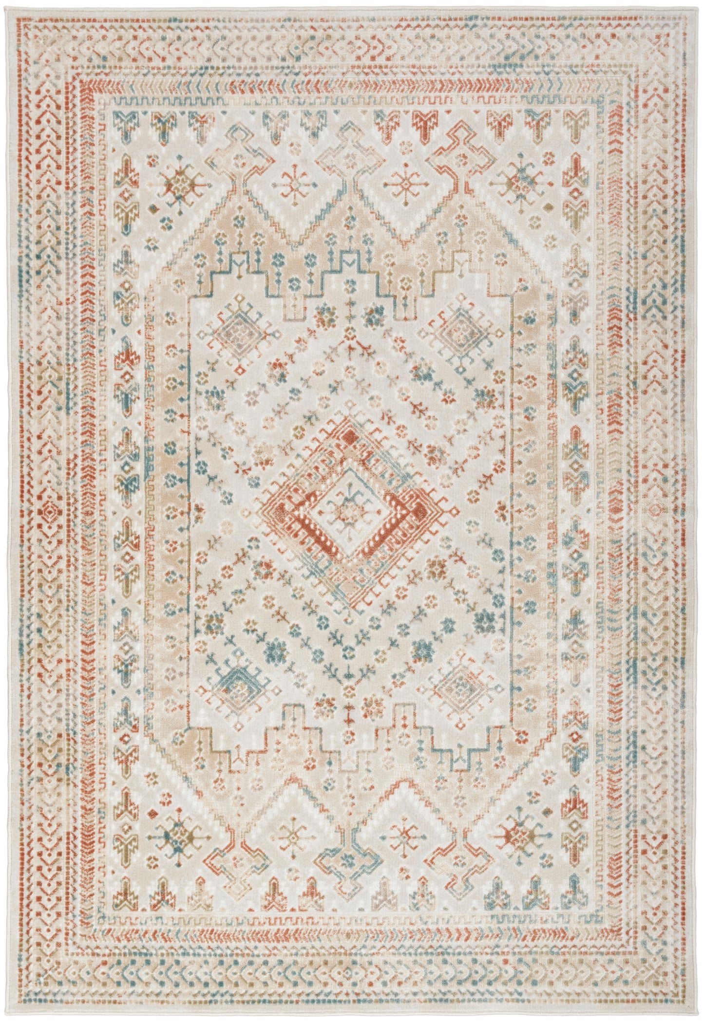 Nourison Home Thalia THL04 Beige Multicolor Transitional Power-loomed Rug