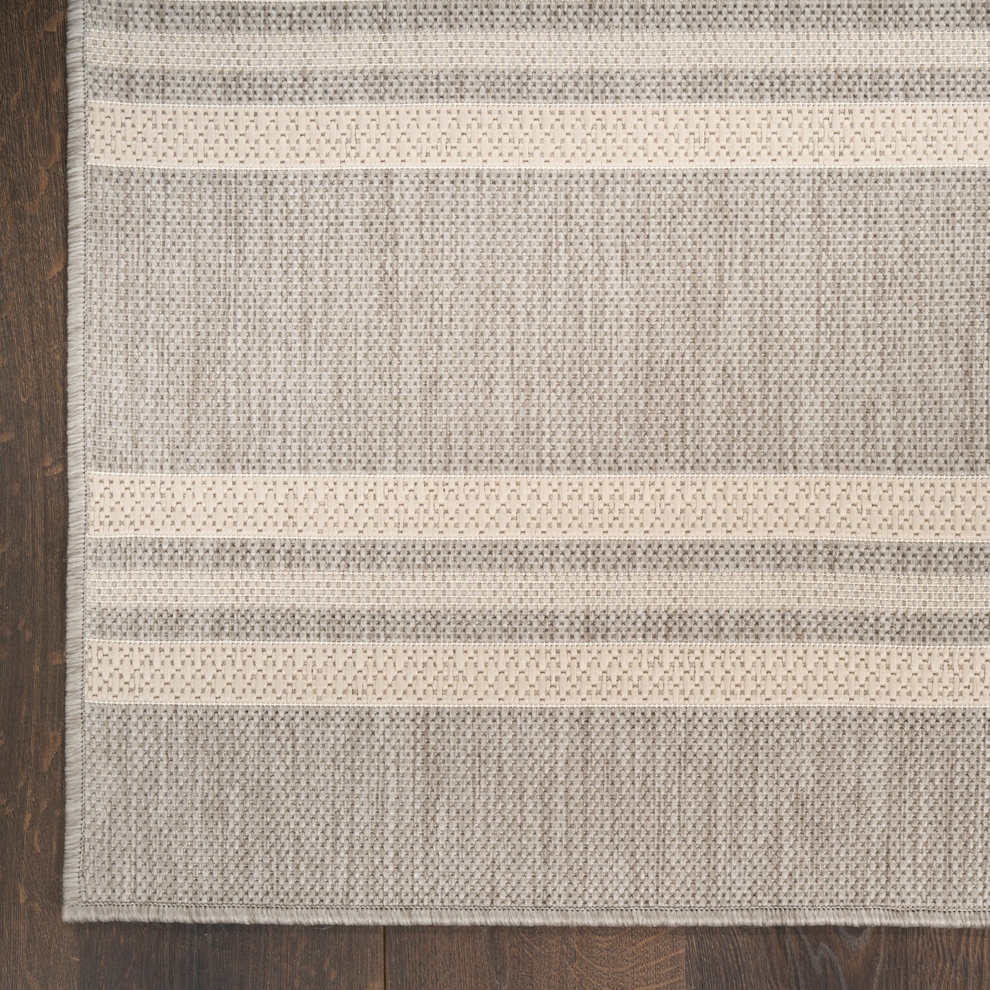 Nourison Home Horizon Indoor/Outdoor  Grey  Contemporary