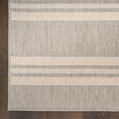 Nourison Home Horizon Indoor/Outdoor  Grey  Contemporary