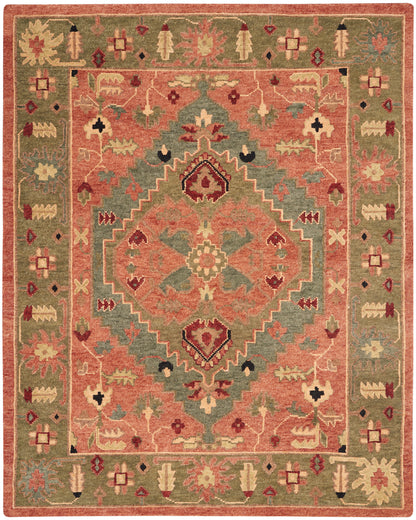 Nourison Home Tahoe TA01 Rust Traditional Knotted Rug