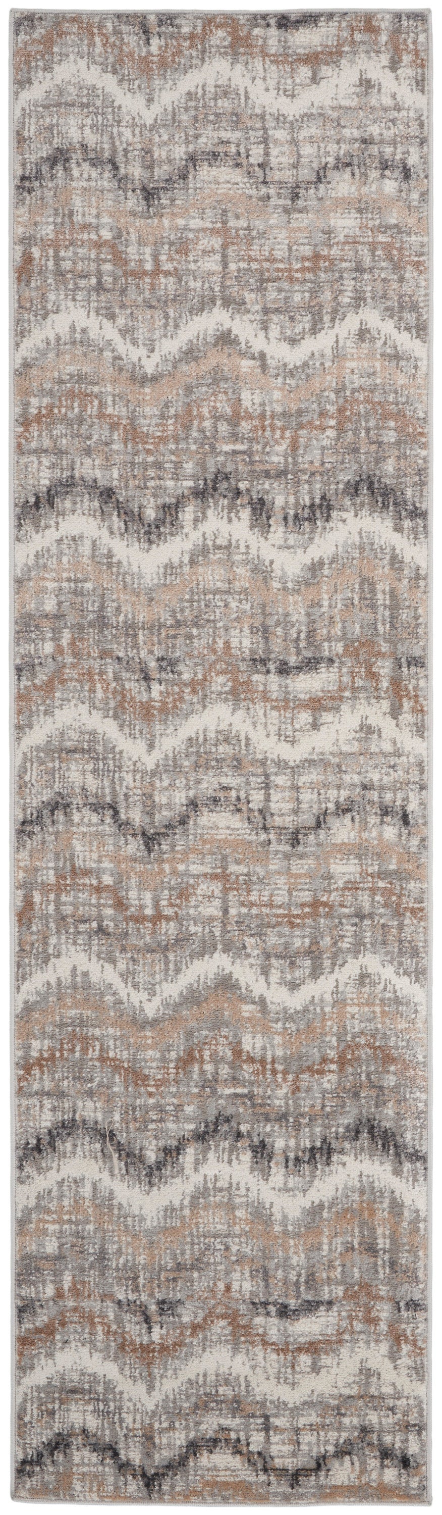 Nourison Home Elation ETN04 Grey Ivory Contemporary Power-loomed Rug