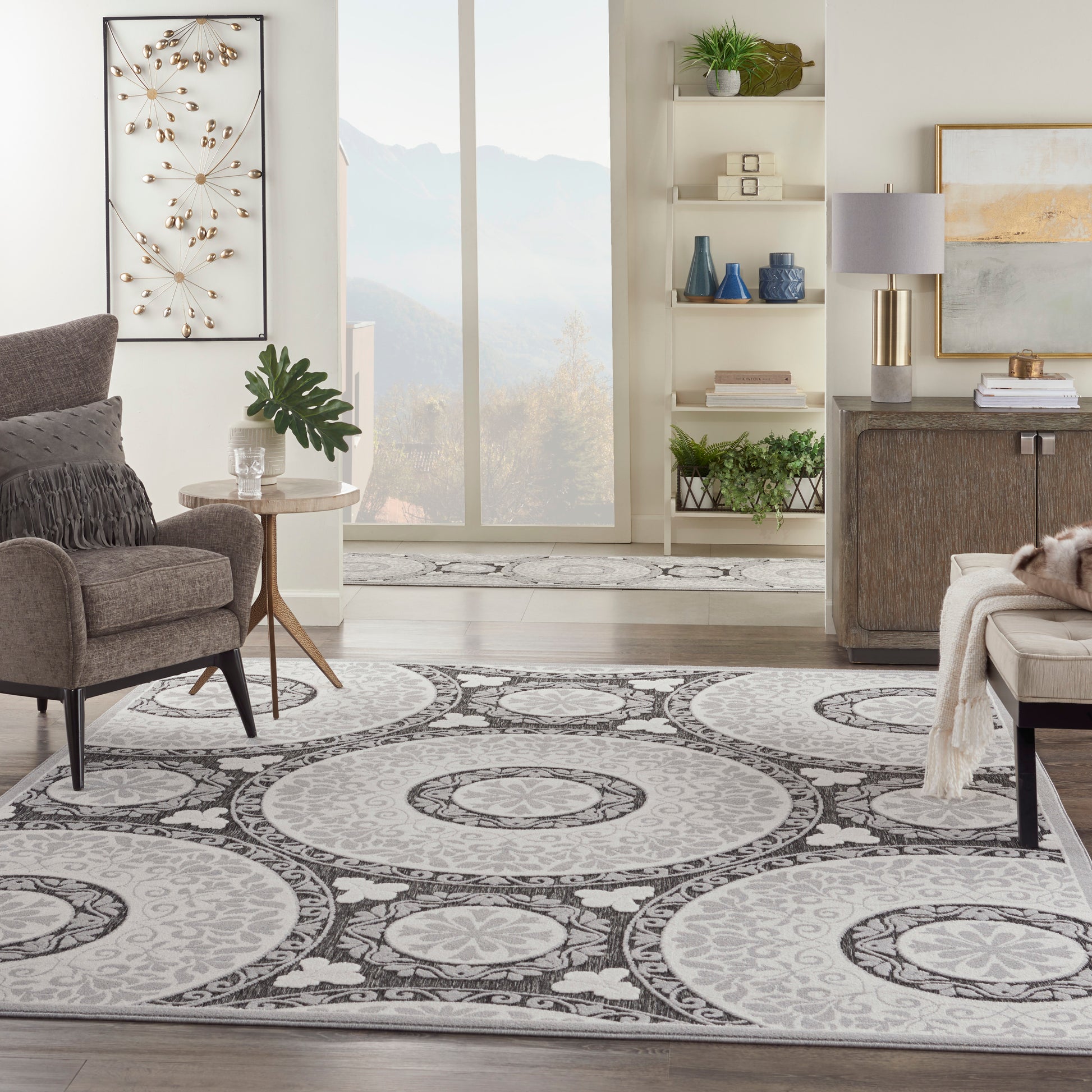 Nourison Home Key Largo  Grey  Contemporary