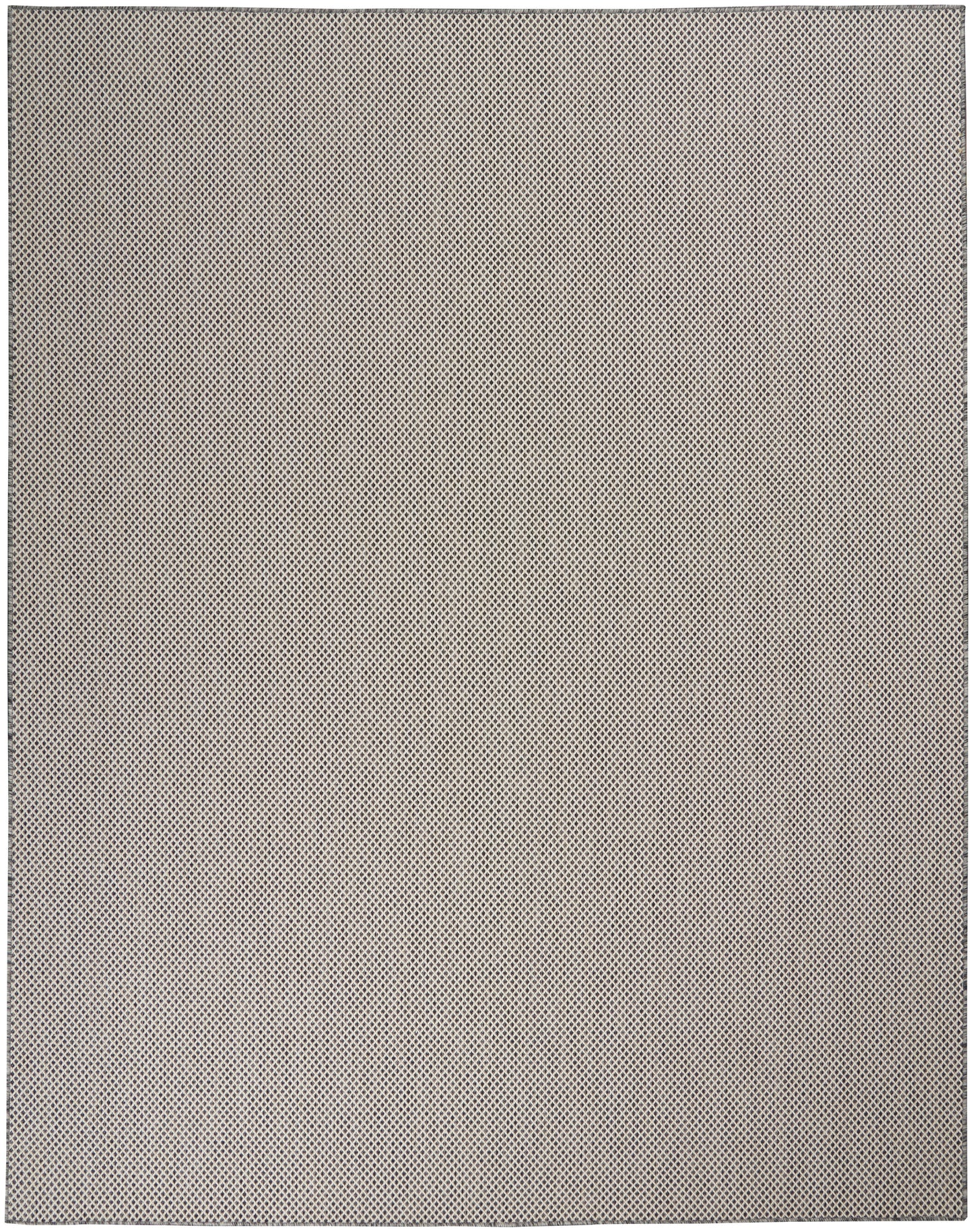 Nourison Home Courtyard COU01 Ivory Charcoal Contemporary Power-loomed Rug