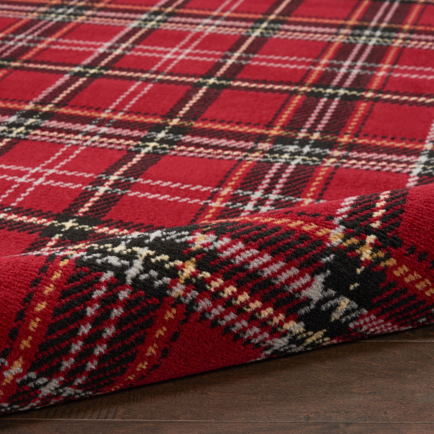 Nourison Home Grafix  Red  Contemporary