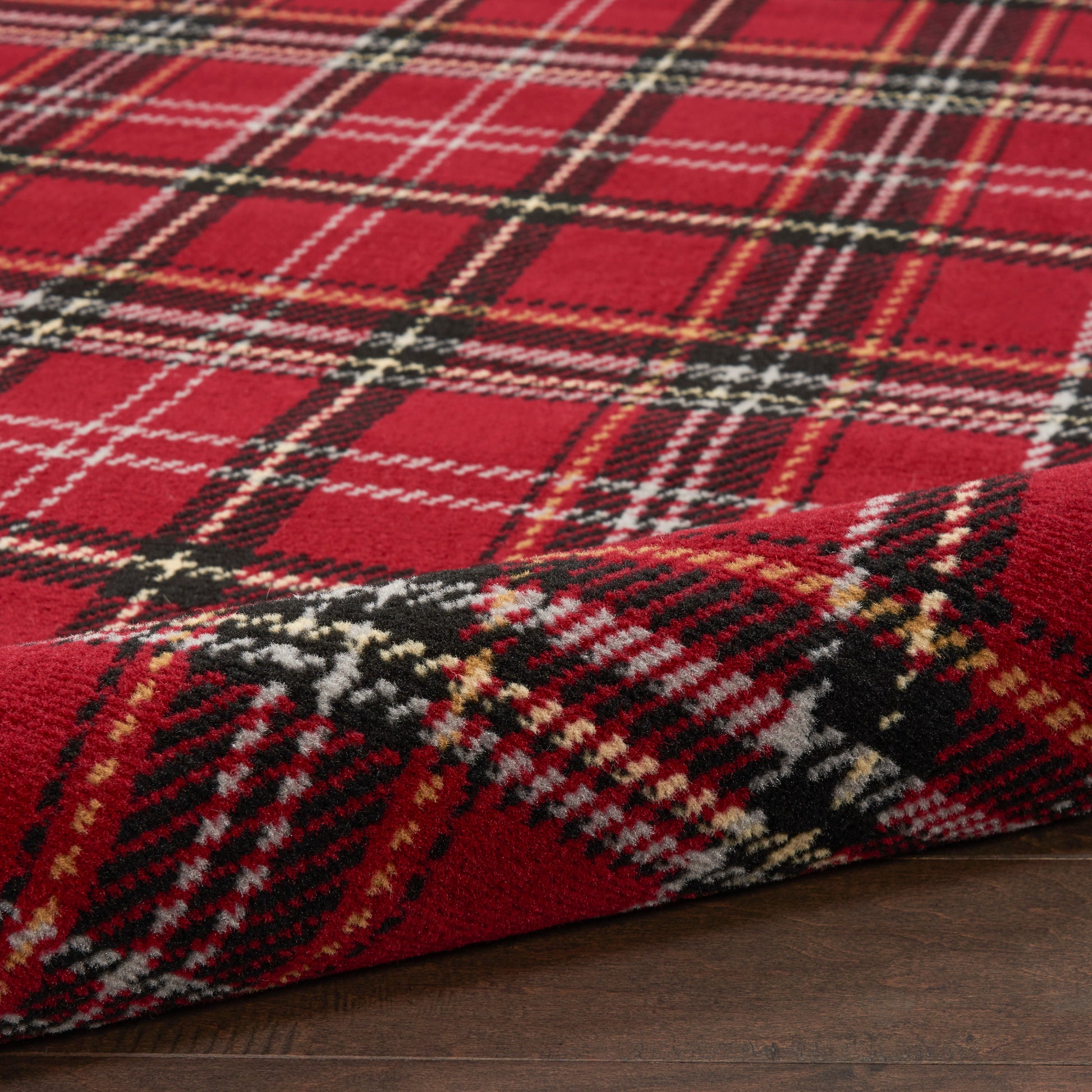 Nourison Home Grafix  Red  Contemporary