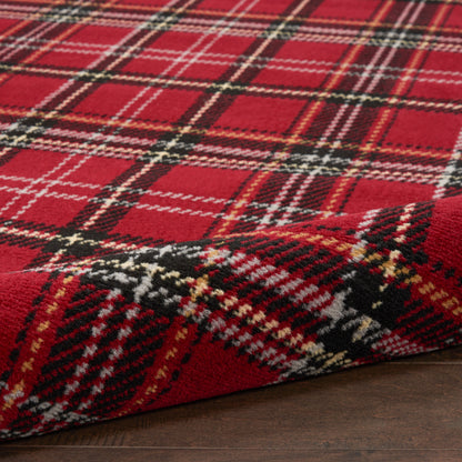Nourison Home Grafix  Red  Contemporary
