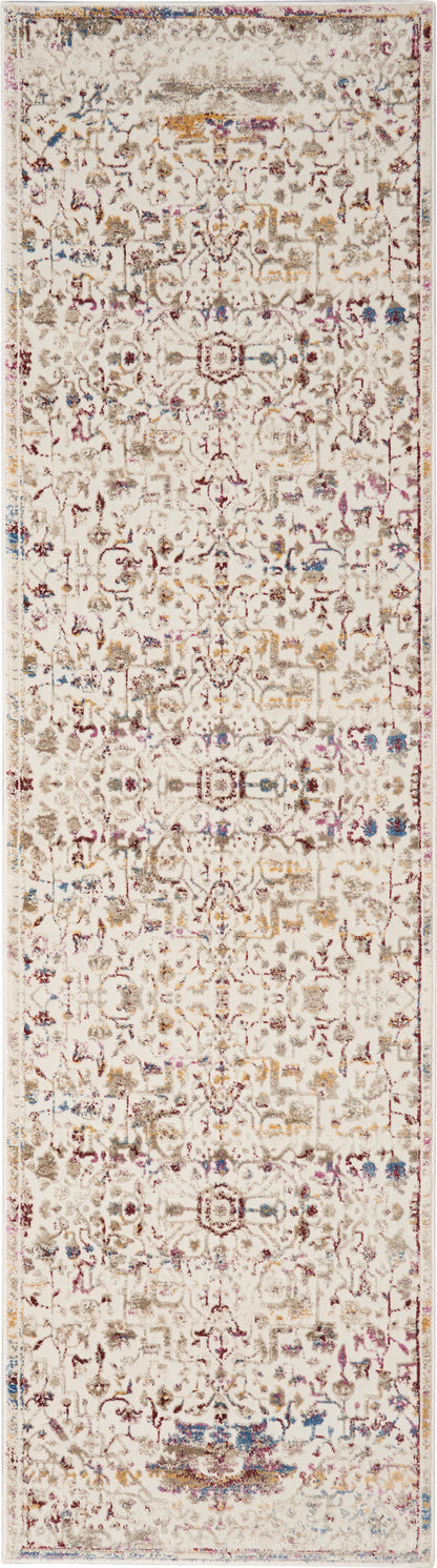 Nourison Home Melody MEL03 Ivory Multicolor Traditional Power-loomed Rug