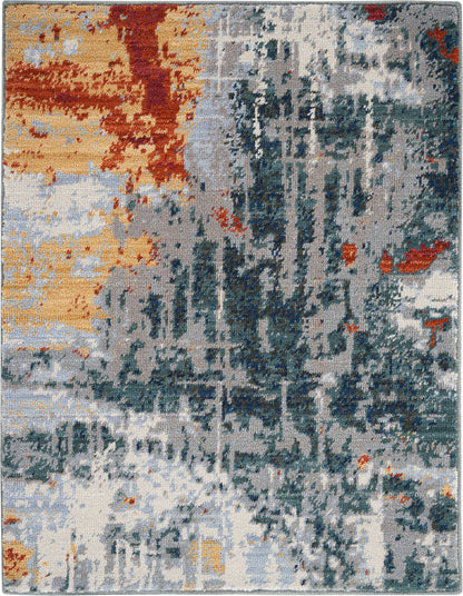 Nourison Home Artworks  Slate Brick  Contemporary