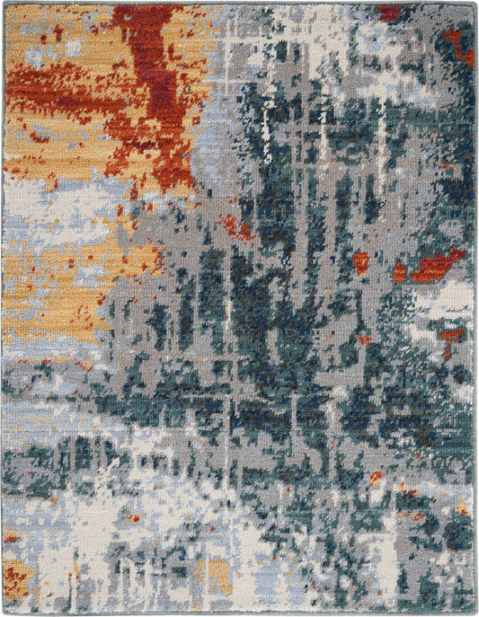 Nourison Home Artworks  Slate Brick  Contemporary