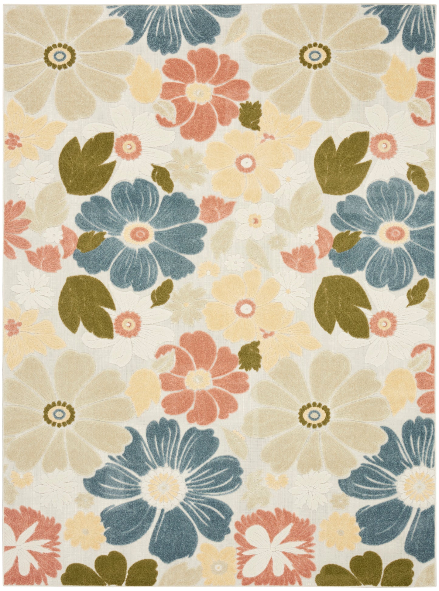 Nourison Home Aloha ALH42 Multicolor Contemporary Power-loomed Rugs