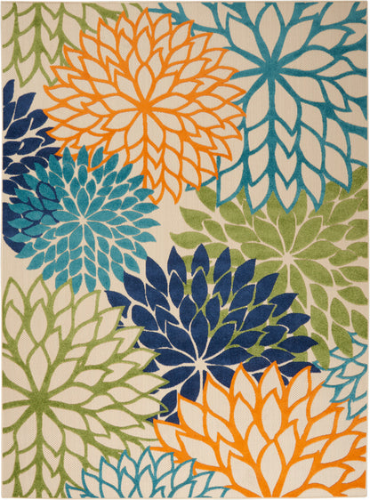 Nourison Home Aloha ALH05 Multicolor Contemporary Power-loomed Rugs