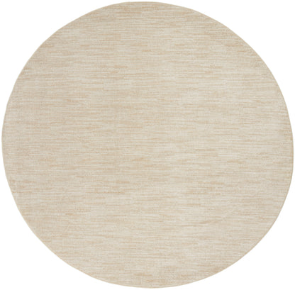 Nourison Home Nourison Essentials NRE01 Ivory Beige Contemporary Power-loomed Rug