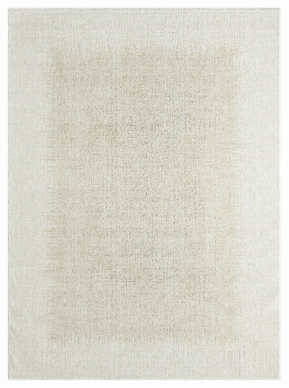 DKNY Grand Street GRN03 Ivory Beige Contemporary Power-loomed Rug