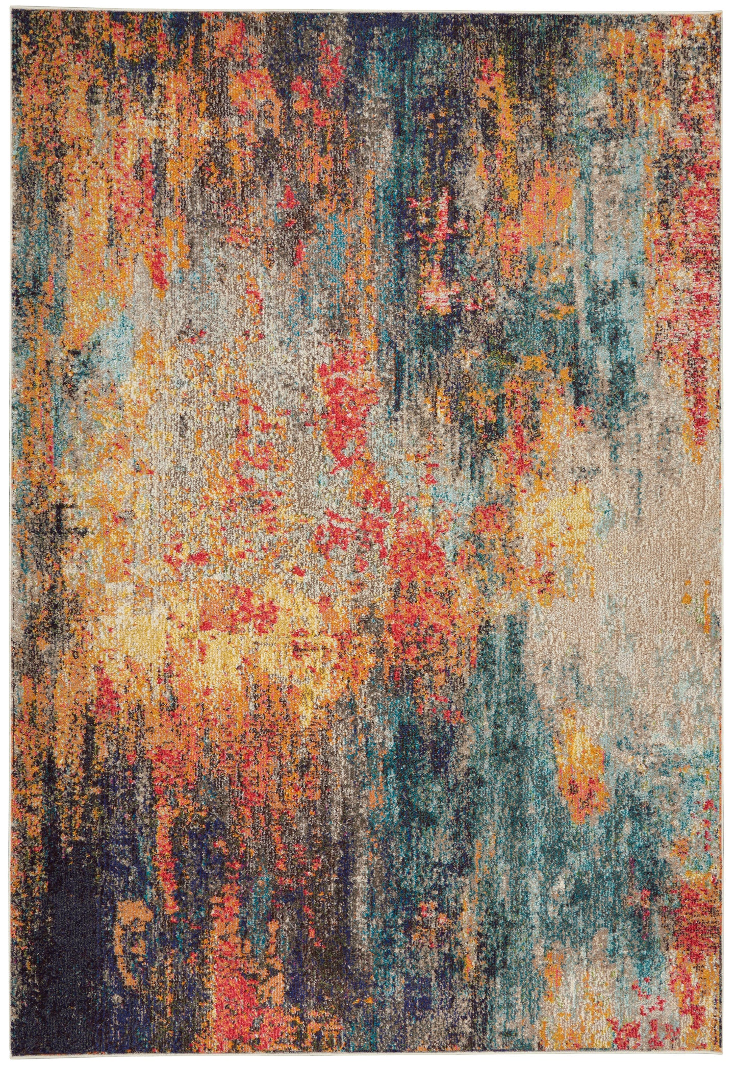 Nourison Home Celestial CES15 Multicolor Contemporary Power-loomed Rugs