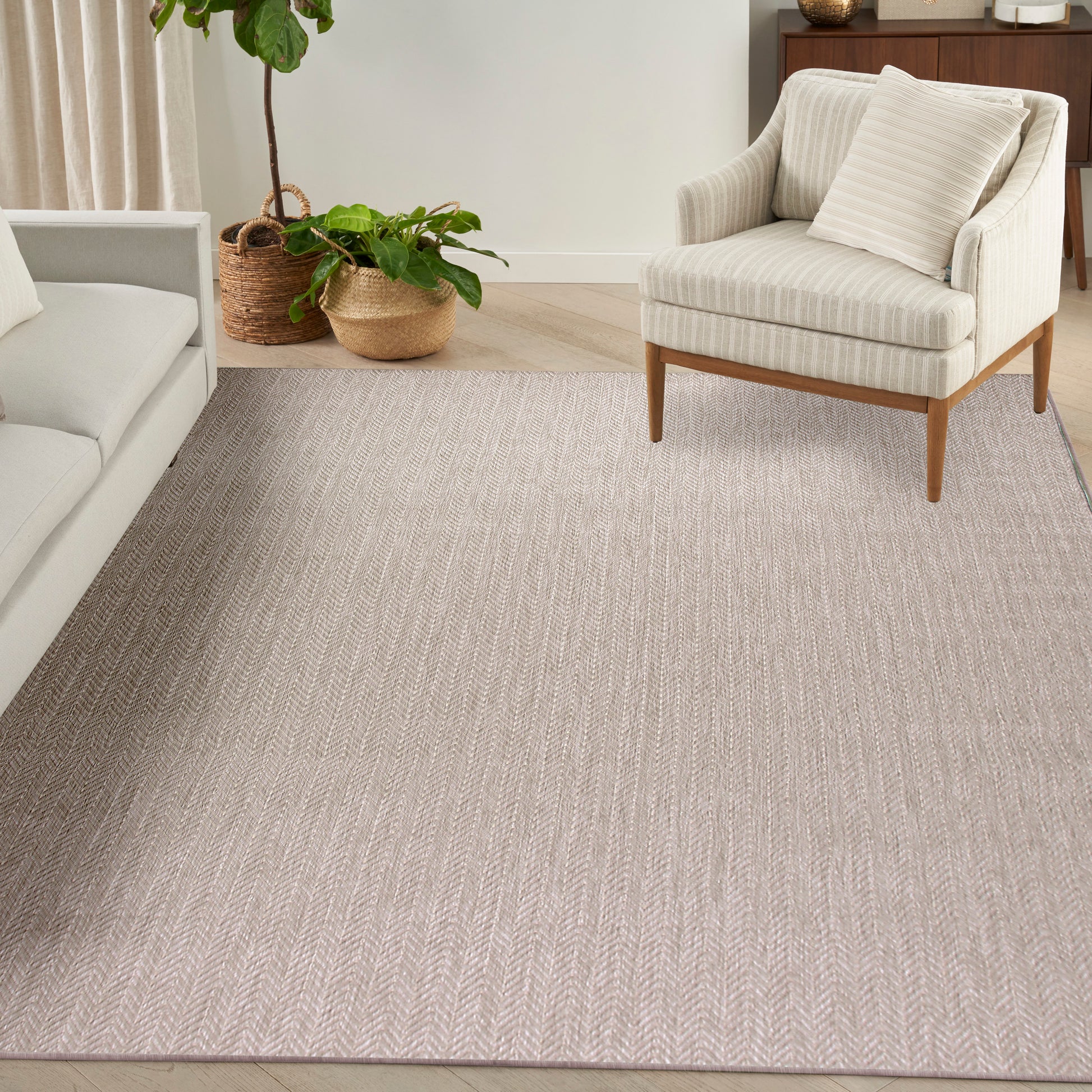 Nourison Home Horizon Indoor/Outdoor  Grey  Contemporary