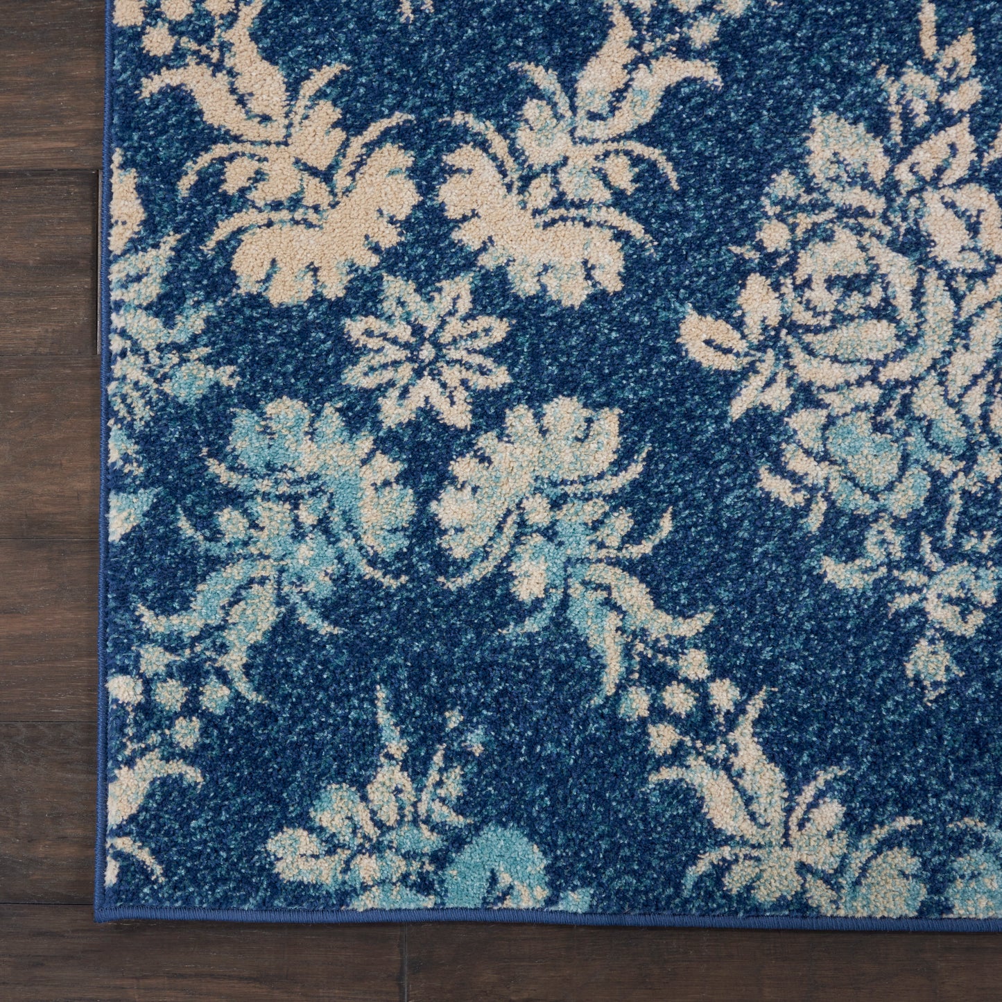 Nourison Home Tranquil  Navy Light Blue  Transitional