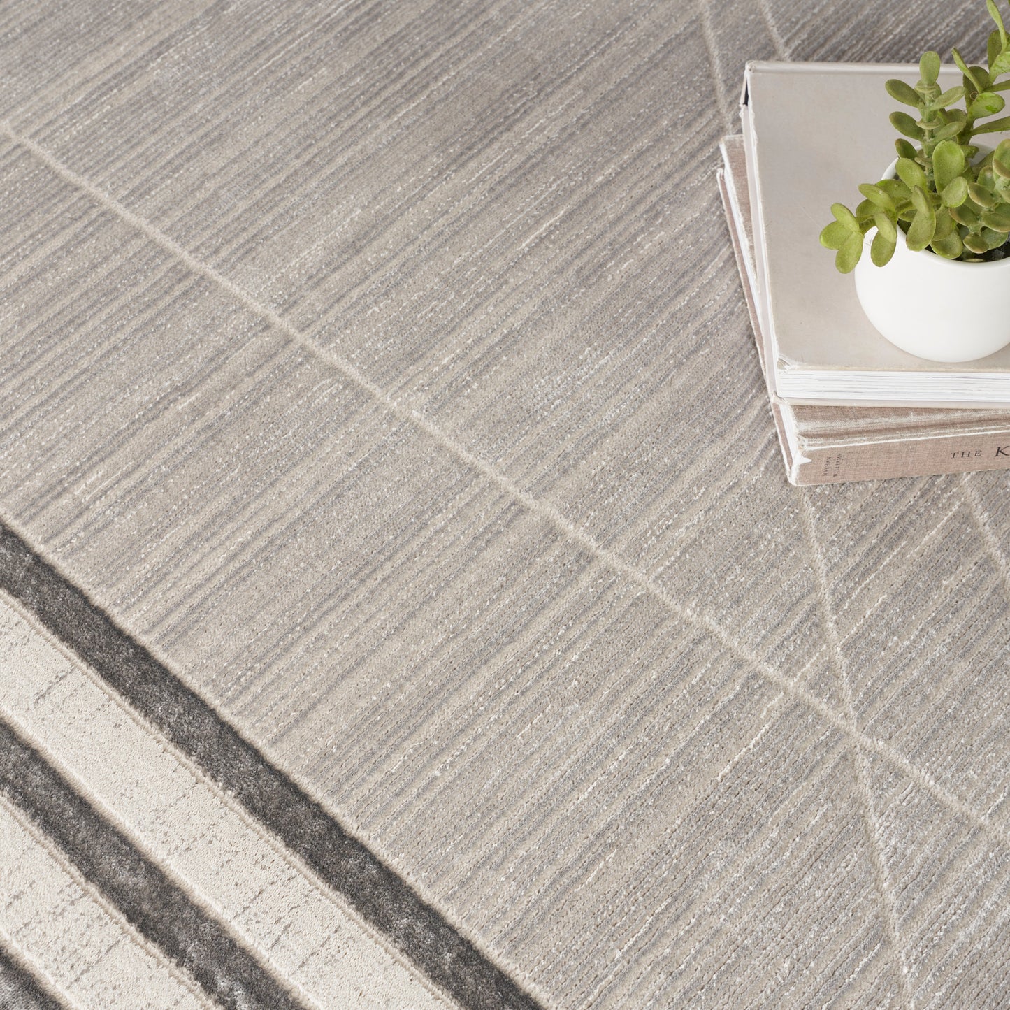 Nourison Home Desire  Grey Silver  Contemporary