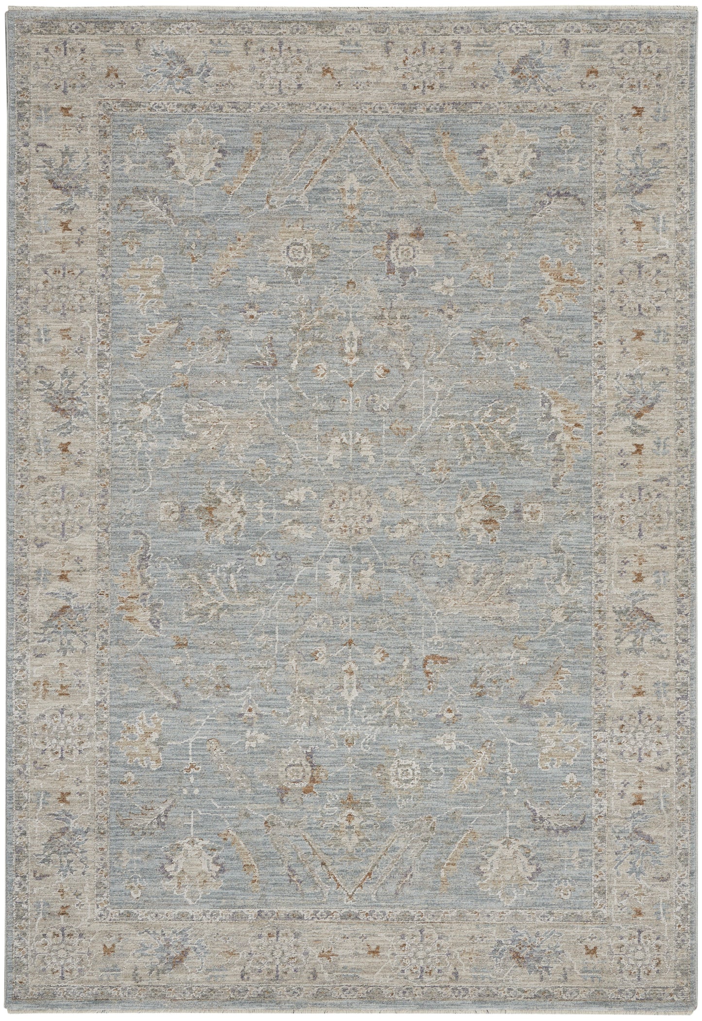 Nourison Home Infinite IFT05 Blue Traditional Power-loomed Rug