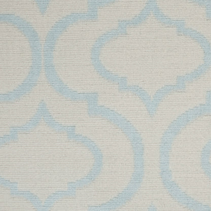 Nourison Home Jubilant  Ivory Blue  Transitional