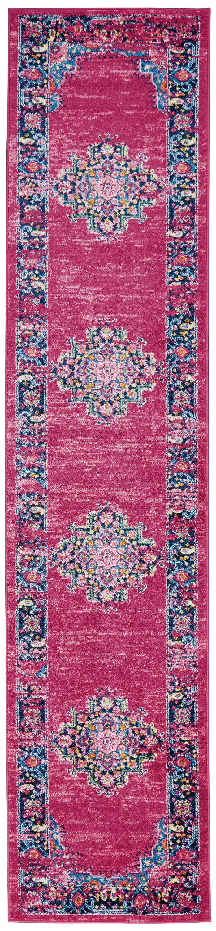 Nourison Home Passion PSN03 Fuchsia Transitional Power-loomed Rugs