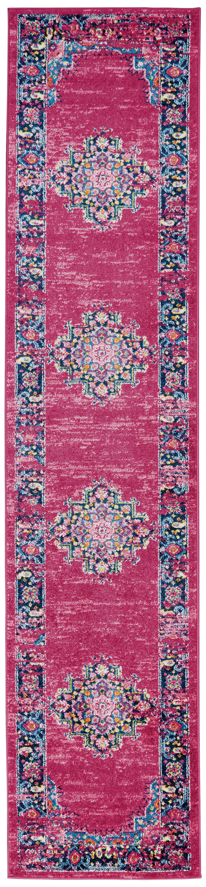 Nourison Home Passion PSN03 Fuchsia Transitional Power-loomed Rugs