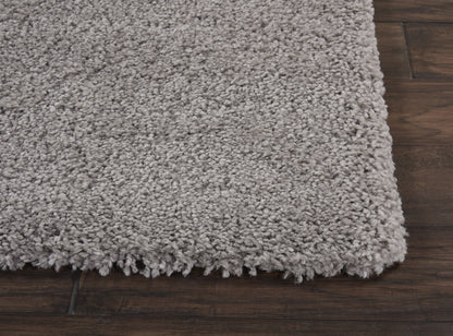 Nourison Home Malibu Shag  Silver Grey  Contemporary